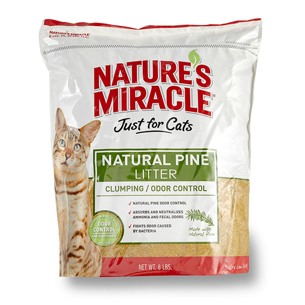 Natural pine on sale cat litter